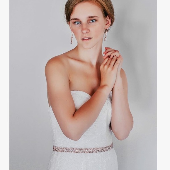 Bridal belt - Rose Gold - Picture 6 of 8